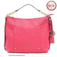 michael kors leigh stud groot roze schoudertas Handtas Belgie 8tkp2752